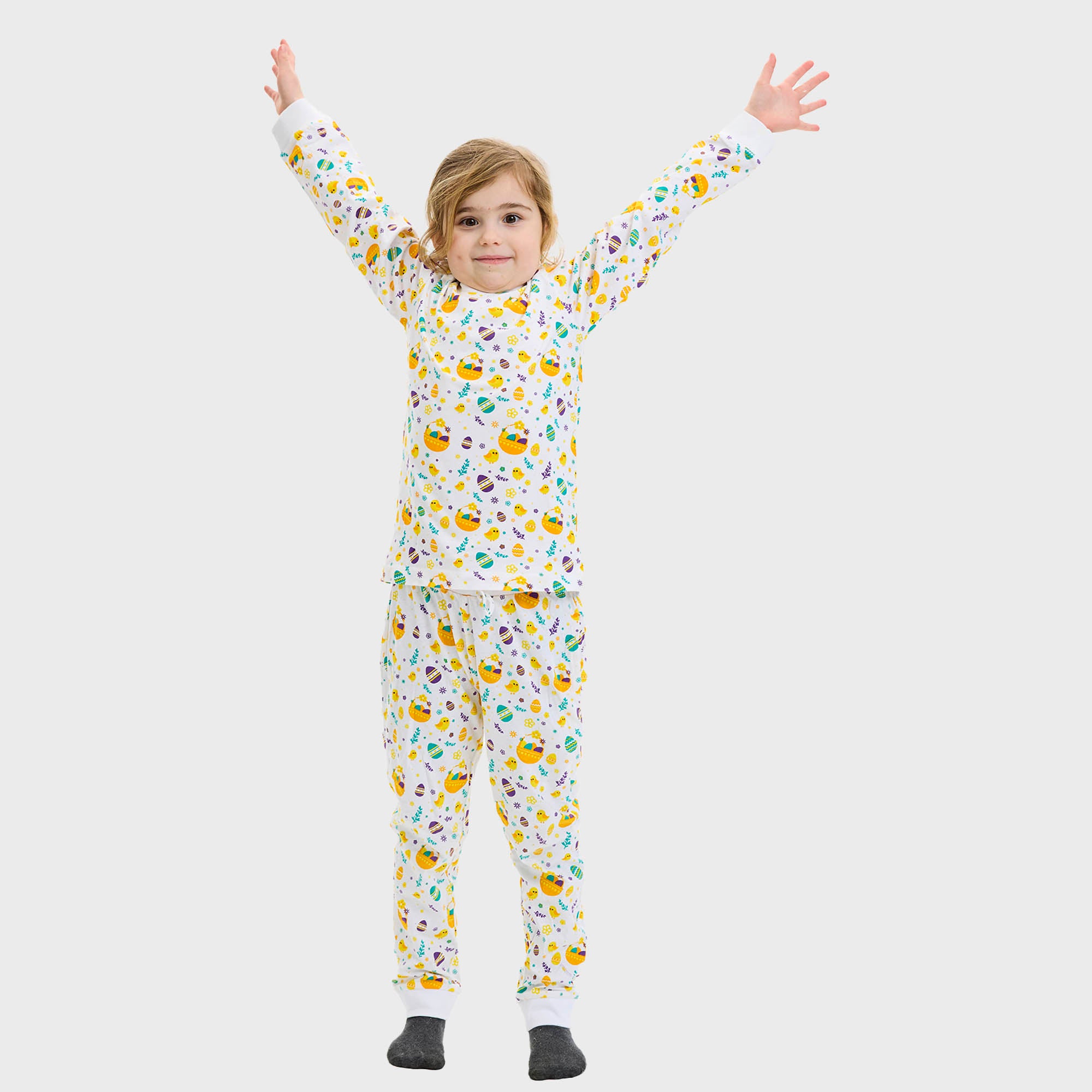 Påskpyjamas Vit - Barn.